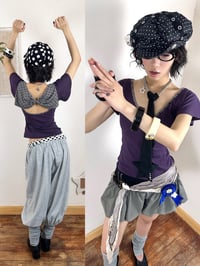 Image 4 of Backless bow short-sleeve top| Same style as ILLIT