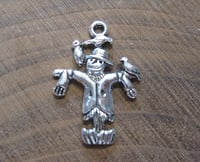 Image 1 of Scarecrow Charms Antique Silver 25mm x 17mm Autumn Charm F163A