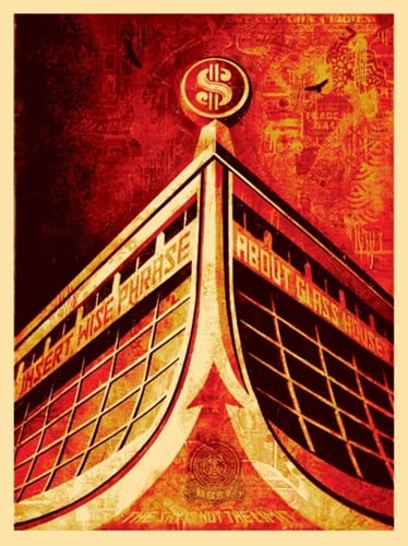 Shepard Fairey Obey Glass Houses