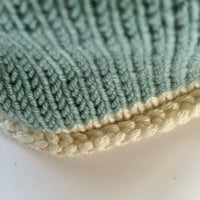 Image 5 of Black Isle Baby Beanie Hand Knitted 1-2 Years