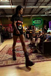 Image 3 of SKELLY DUVAL MALL GOTH TEE (RED)