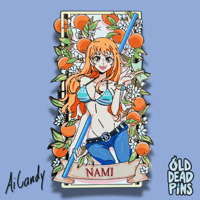 Image 1 of Nami Tile Enamel Pin
