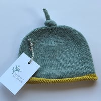 Image 5 of Black Isle Baby Beanie Hand Knitted 6-12 months