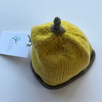 Image 1 of Black Isle Baby Beanie Hand Knitted 6-12 months