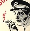 Shepard Fairey Obey Burn Baby Burn Letterpress