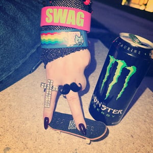 Image of nyan cat wristband