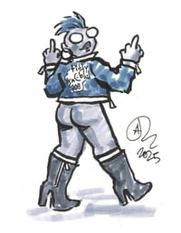 Image 2 of Peeks & Valleys pin-up zine