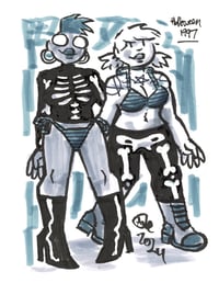 Image 4 of Peeks & Valleys pin-up zine