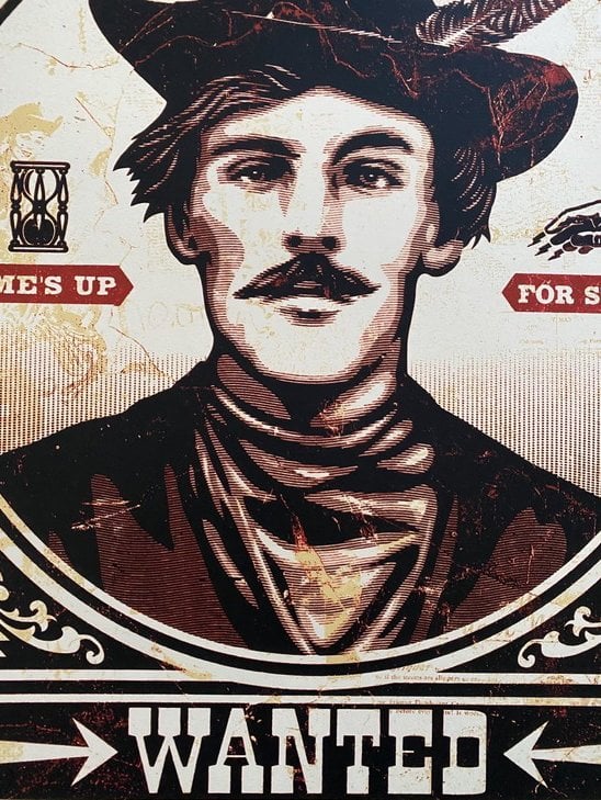 Shepard Fairey Obey Travel On Wanted Proclamation