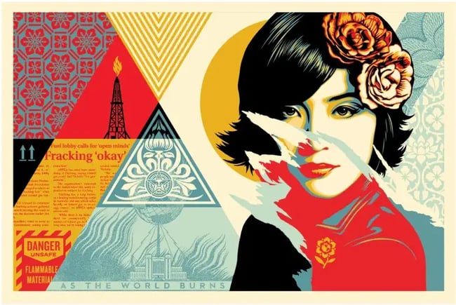 Shepard Fairey Obey Open Minds Large Format