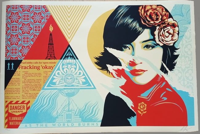 Shepard Fairey Obey Open Minds Large Format