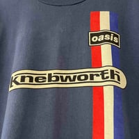 Image 2 of Oasis Knebworth 90s Navy XL