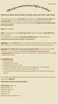 Image 2 of The Diane Filet Crochet Top Pattern