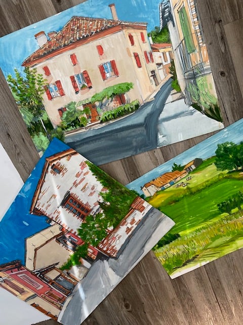 Image of Auvillar, France Landscapes