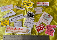 Image 2 of Retro Ludlow Avenue Clifton Gaslight Stickers