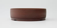 Image 2 of Round unglazed bonsai pot. D.128mm
