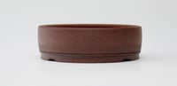 Image 1 of Round unglazed bonsai pot. D.128mm