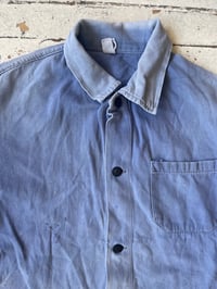 Image 3 of Faded Bleu de Travail European Chore Jacket Size S-M