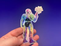 Image 1 of Rainbow Cop Holographic Sticker