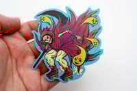 Image 1 of Leg Day - Skeleton Roller Skater Sticker