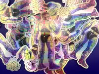 Image 3 of Rainbow Cop Holographic Sticker