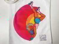 Image 2 of Rainbow Handstand Roller Skater  - Cotton Canvas Tote Bag
