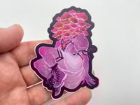 Image 2 of Amethyst Mushroom Girl Sticker