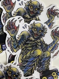Image 4 of Creature from the Black Lagoon Roller Skater Sticker