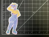 Image 4 of Skater Scout Sailor Uranus on Roller Skates Sticker