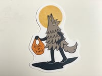 Image 3 of Wolfie the Wolf Fun Trick or Treat Sticker