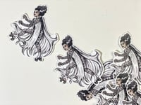 Image 3 of The Bride of Frankenstein Roller Skater Sticker