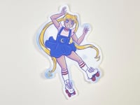 Image 1 of Skater Scout Sailor Moon - Matte Waterproof Sticker