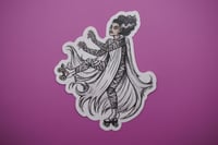 Image 4 of The Bride of Frankenstein Roller Skater Sticker