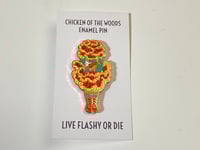 Image 1 of Chicken of the Woods Mushroom - Enamel Pin