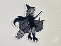 Image 1 of Spellbound Skate Witch - Retro Roller Skating Sticker