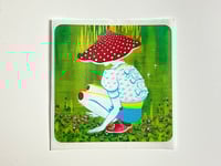 Image 2 of Amanita Mushroom Art Sticker