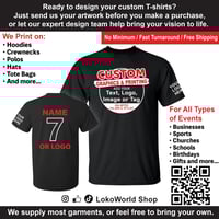 Image 2 of Team Ninja, Samurai Sword, Kawa. Motorcycle Racing, Unisex Black Hoodie (FREE SHIPPING)