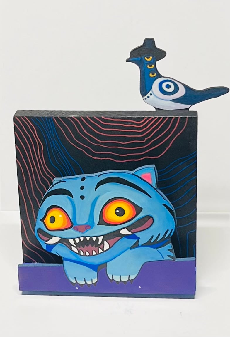 Image of Derpy Tiger display stand