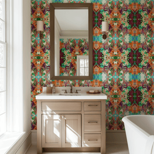 Image of Tropical Dusk Fabric/ Wallpaper