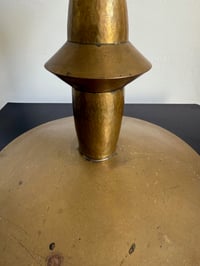 Image 7 of Pair of Large Art Deco Brass Candleholders