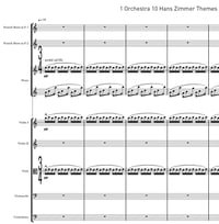 1 Orchestra 10 Hans Zimmer Themes (Score and Parts)