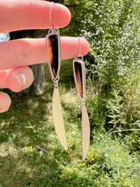 Image 2 of Montana agate long dangles
