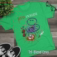 Image 4 of Red Inside - Bloody Stethoscope Tri-Blend Tee