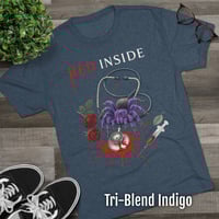Image 5 of Red Inside - Bloody Stethoscope Tri-Blend Tee