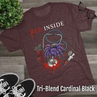 Image 8 of Red Inside - Bloody Stethoscope Tri-Blend Tee