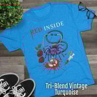 Image 1 of Red Inside - Bloody Stethoscope Tri-Blend Tee