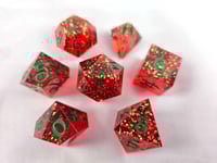 Image 4 of Yuletide 7 Piece Dice Set