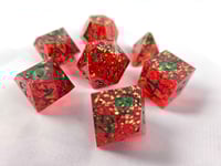 Image 5 of Yuletide 7 Piece Dice Set