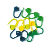 Locking Stitch Markers in 5 Colors for Knitting and Crochet Knitters Pride 30 pcs