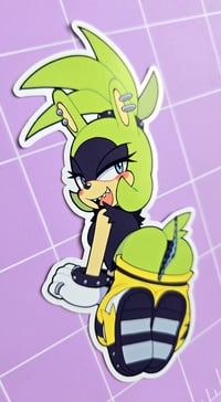 Image 2 of Panty Girl Surge (3.8 in. Sticker)